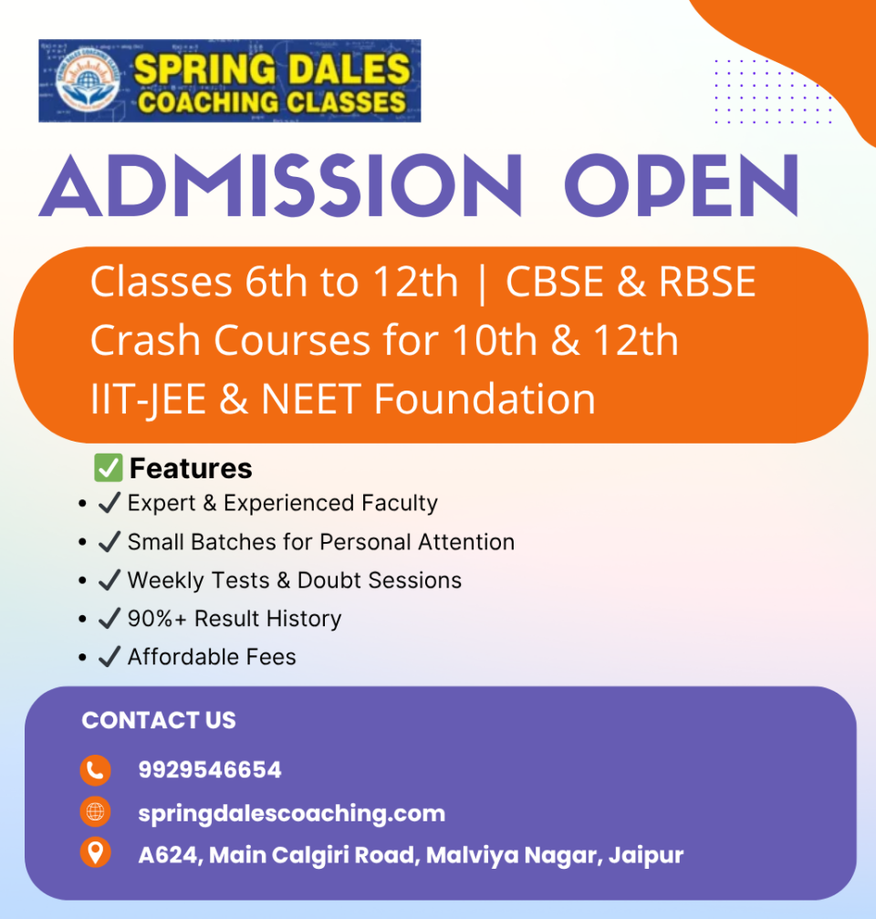 Spring Dales Coaching Classes